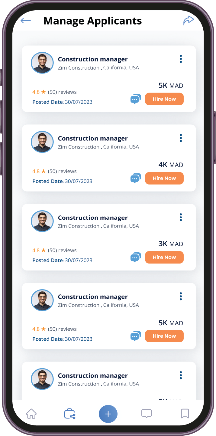 Manage Applicants
